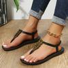 Women's Sandals  Summer Flat Shoes Female People Slippers Ladies Vacation Beach Girl Street Shoes