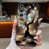 Светящийся Чехол с Узором Бабочки на Фантастическом Дереве для Samsung Galaxy A57 A37 A17 A56 A36 A26 A16 A55 A35 A15 A54 A34 A14 5G Силиконовый Чехол с Текстурой Кожи