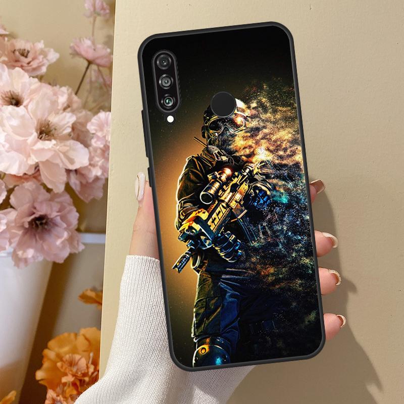 Army Soldier Special Forces For Huawei Nova 11 Pro 9 10 SE Y70 Y60 Y90 Y61 Y91 Y73 Y72 12s 12i 11i 8i P30 P40 Lite Case
