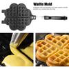 Waffle Iron Baking Tray, Double Sided, Non-stick Coated, High Quality, Easy To Use, Compatible with Gas Cookers