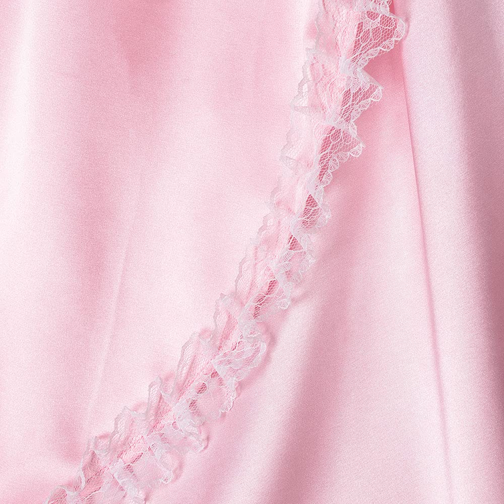 Miccostumes Костюм Принцессы Косплей Наряд Розовое Платье Роскошь с Короной Женский (M)