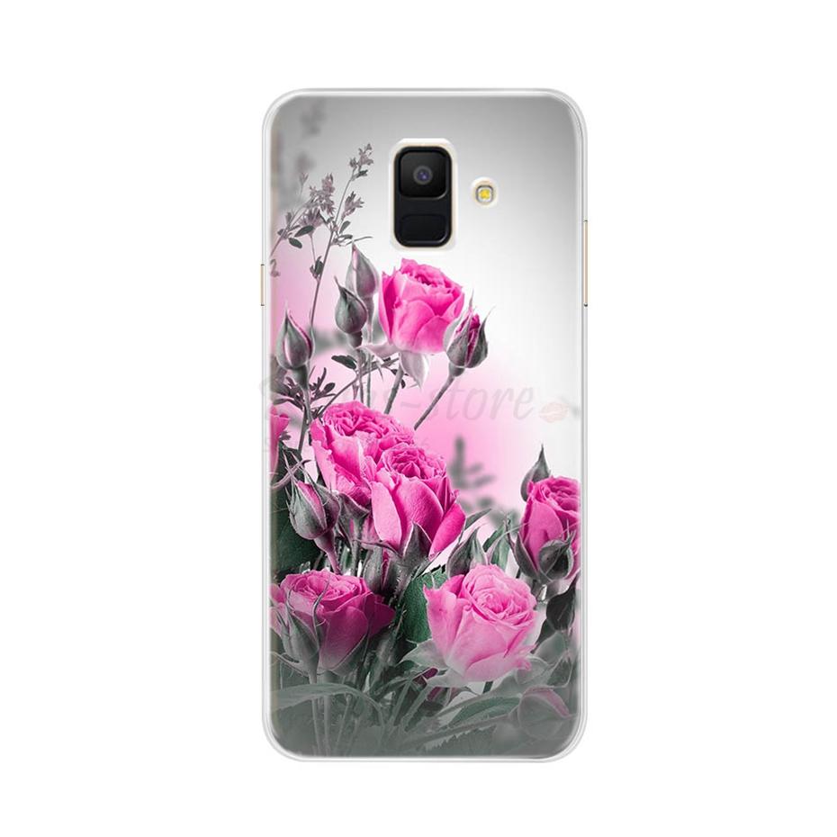 Чехол для Samsung Galaxy A6 2018 Прозрачный Мультяшный Мягкий ТПУ Силиконовый Чехлы для Телефона Задняя Крышка для Samsung Galaxy A6 A 6 Plus 2018