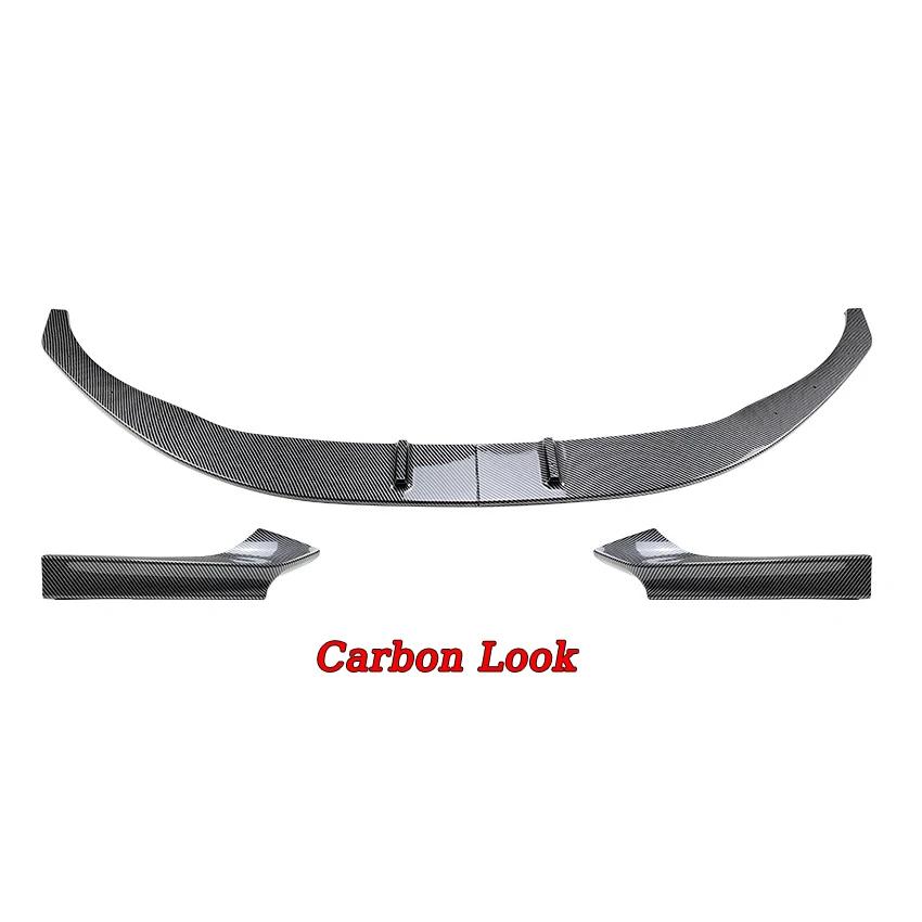 Car Front Bumper Spoiler Lip For BMW 2 Series F22 F23 M235i M240i 220i 228i 230i M-Sport 2014-2019 Diffuser Guard Tuning Bodykit