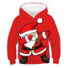 Christmas Santa Claus Hoodies 3D Print Elk Gifts Sweatshirts Boy Girl Unisex Hooded Sweatshirt Kids Fashion Cute Oversized Coat