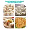 Solid Wood Dough Press Tool Quick Easy Dumpling Skin Presser Home Dumpling Wrapper Skin Making Mold Kitchen Pastry Baking Tools