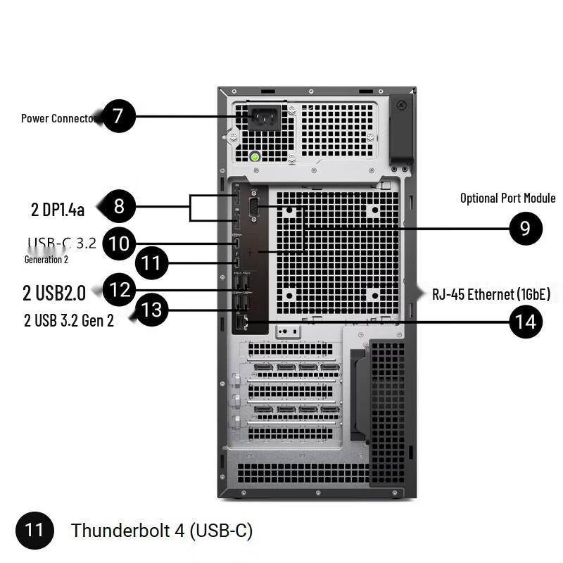 Dell Pro Max T2 Graphics Workstation Desktop (CN version)