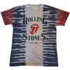 The Rolling Stones Футболка унисекс для взрослых «Удовлетворение тай-дай»