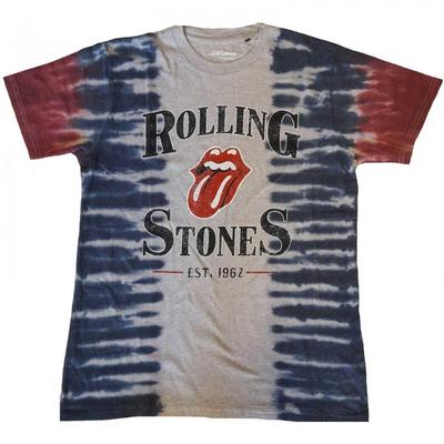 The Rolling Stones Футболка унисекс для взрослых «Удовлетворение тай-дай»