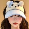 Мультяшная шляпа женская милая солнцезащитная шляпа с открытым верхом солнцезащитная шляпа с широкими полями показывает лицо стиль маленькой девочки