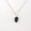 Green Tourmaline Gemstone 925 Sterling Silver Jewelry Handcrafted Pendant 1.01" PP-56-12