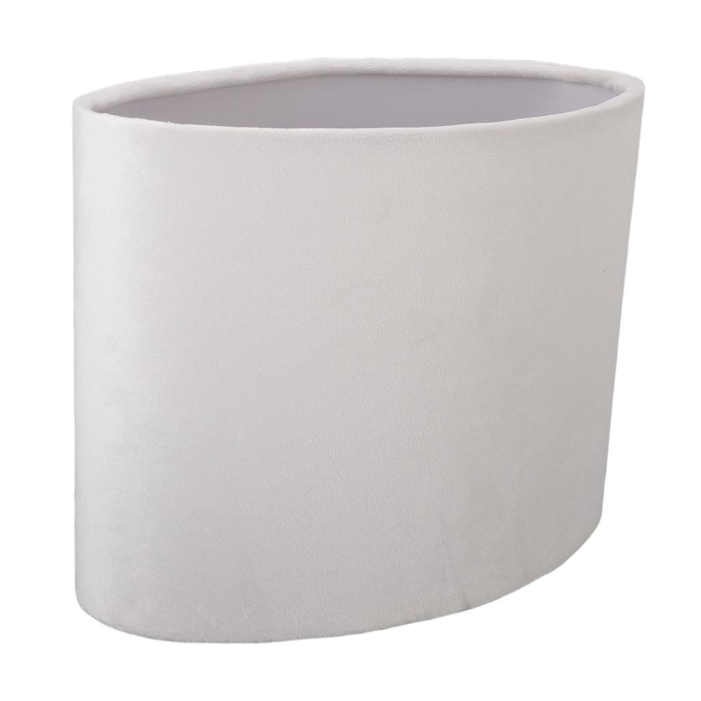 Oval Lamp Shade Cloth Lampshade E27 E14 Universal Use Modern Lamp Cover for Table Floor Lamp White