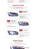 Светодиодная фара в сборе для Honda Accord 9-го поколения (16-17) с дневными ходовыми огнями и последовательными указателями поворота