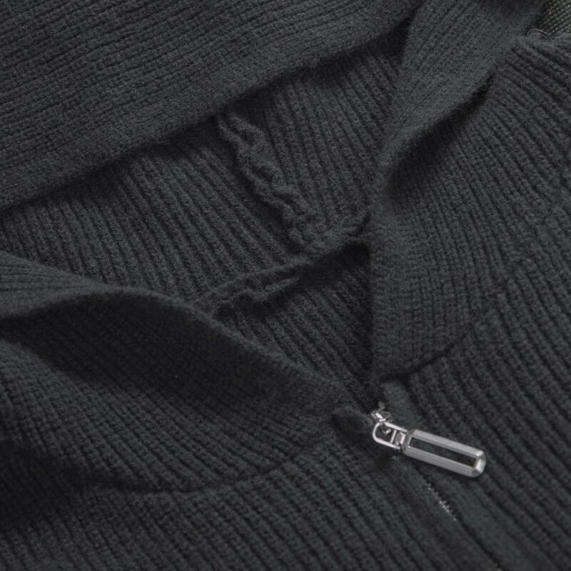 Women's Short Hooded Dropped Shoulder Sweater