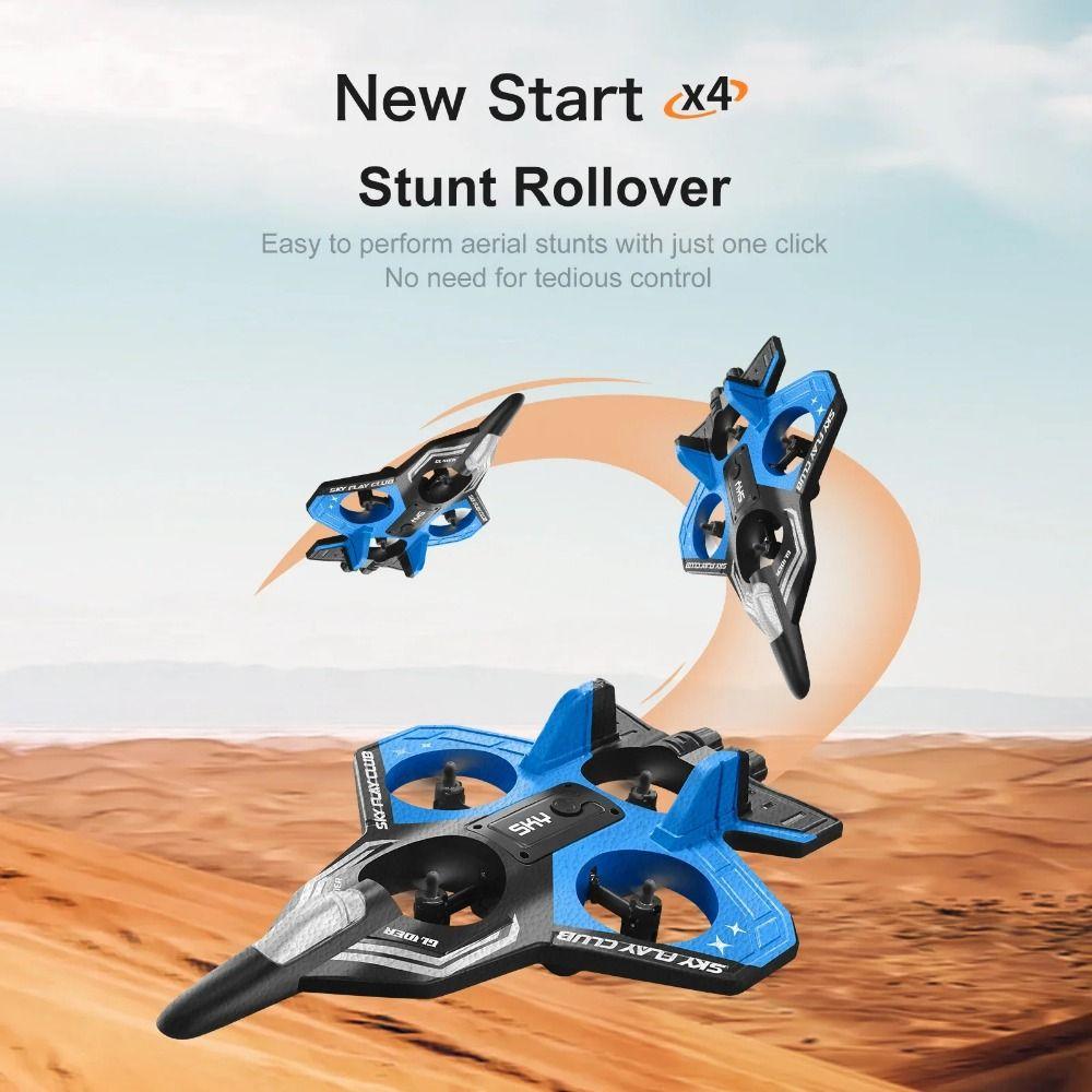 EPP Foam Four Motor Helicopter Toy Gravity Sensing RC Hobby Jet Plane  Home Decor