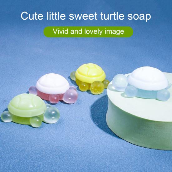 4 шт. Мыло с эфирным маслом «Маленькая черепаха», детское ароматизированное мыло ручной работы, милый дизайн «Черепашка», увлажняющее ароматизированное мыло для ванны, нежное мыло для ухода за кожей