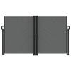 VidaXL Auvent latéral rétractable anthracite 140x1000 cm, écran d’intimité de jardin, brise-vue de balcon, écran 4004718