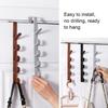 1 шт. Крючки для двери спальни, вешалка для одежды, наддверный пластиковый органайзер для хранения дома, крючки, держатель для сумок, рейлинги