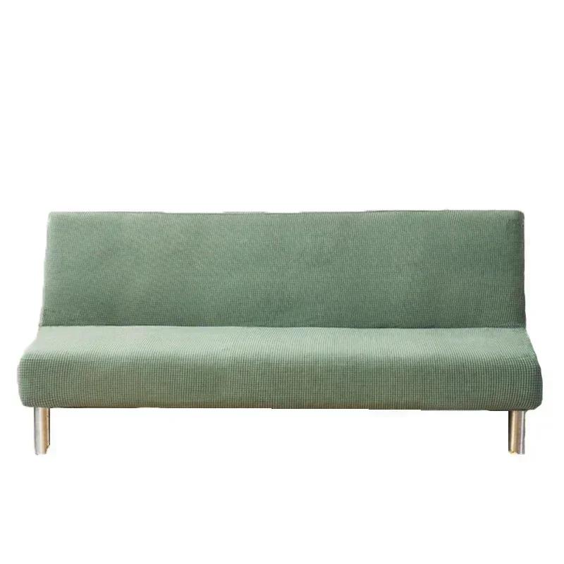 1шт безрукавный диван-кровать чехол для дивана без подлокотников эластичный складной чехол для футона пыленепроницаемый эластичный съемный чехол для дивана