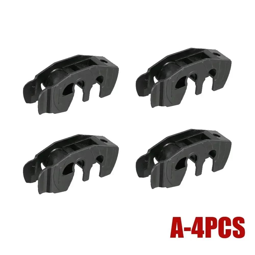 4 шт. Универсальные автомобильные дворники для передних дворников, адаптер для рычага стеклоочистителя, черный пластиковый J-образный зажим, тип крючка, ACD, внешние аксессуары для автомобиля