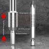 Шестигранная прочная магнитная головка для отвертки, соединительный стержень, телескопическая крестовая головка для отвертки, телескопический торцевой ключ