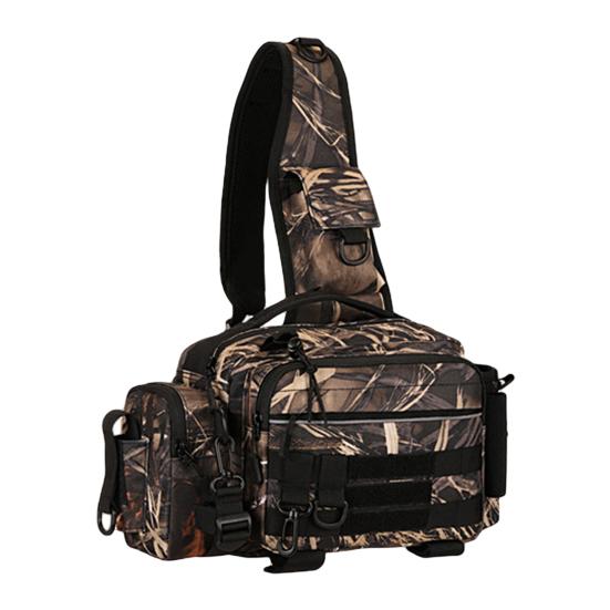 Рыболовная сумка Боковые карманы Затягивающийся шнурок Удобный Полезный Охотничий Аксессуар Инструмент Аксессуары для Рыболовства