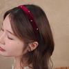 Carol Cubic Point Velvet Slim Hairband Thin Headband 4 Colors