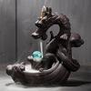 Big Size Backflow Incense Burner Dragon Ceramics Incense Holderfor Home Decor Ornaments In Safe Packing Dropshipping Sandalwood