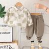Kids Casual Long-Sleeve Set, Comfortable Daily Wear Outfits