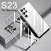 Роскошный силиконовый чехол для Samsung S24 S23 S22 Ultra S21 S20 Ultra Plus FE Cover Crystal Samsung S24 Ultra Shell S23 Ultra Funda