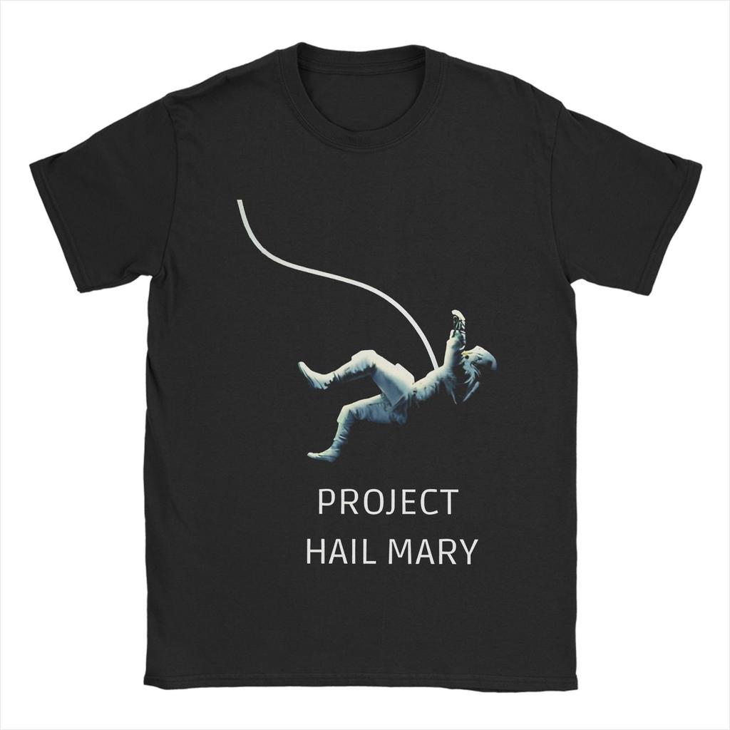 Unisex Unisexs Tshirts Project Hail Mary Space Vintage 100 Cotton Tee Shirt Short Sleeve T Shirts Round Neck Clothing Plus Size