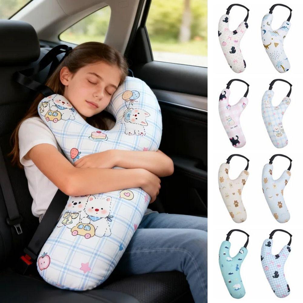Y-shaped Child Cushion Pad Triangle Holder Head Support Pillow Car Sleep Headrest Child Sleeping