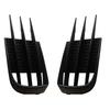 2 Pcs Front Bumper Grille Hoods Eyebrow Eye Wind Knife Cover Trim Fog Light Grille For Golf 6 MK6 VI GTI R R20