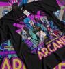 Jinx Arcane T-Shirt Japanese Anime Cartoon Jinx Arcane Graphic T-Shirt All Size