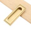Brass Recessed Furniture Handle Kitchen Cupboard Cabinet Wardrobe Drawer Pulls