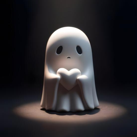 Привидение Орнамент Жуткий Средний Палец Привидение Украшение Хэллоуин Статуэтка Ужас Праздничная Атмосфера Фигурка