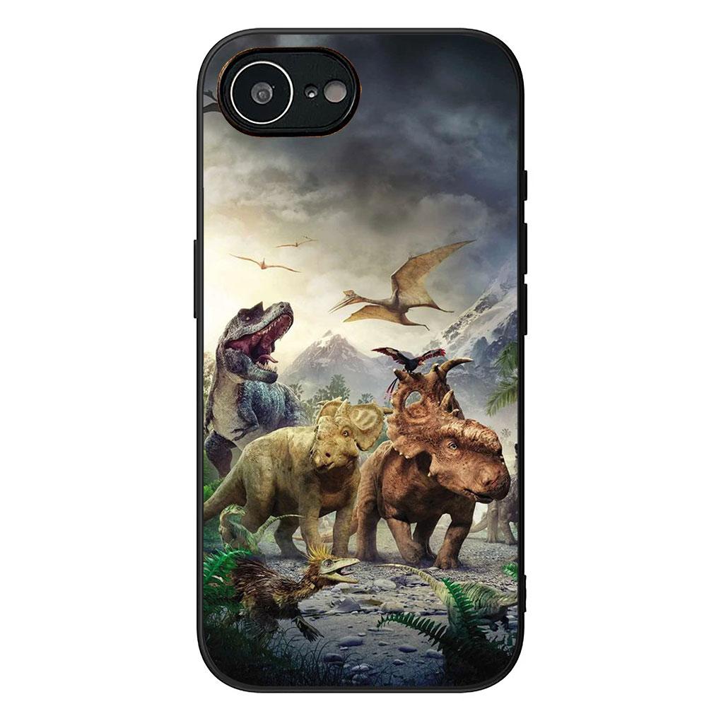 Soft Cover for Samsung Galaxy Note 20 9 8 S8 S10 S9 Plus A54 A33 A21S A31 M21 S10E A17 Coque Phone Case Cartoon Dinosaurs