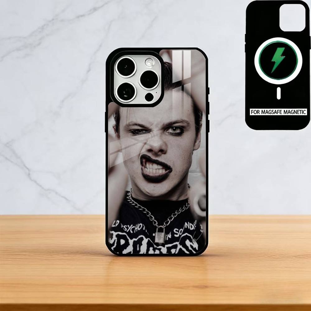 Yungblud Music Singer Phone Case For iPhone17,16,15,14,13,12,11 Plus,Pro Magnetic with Magsafe Wireless Charging