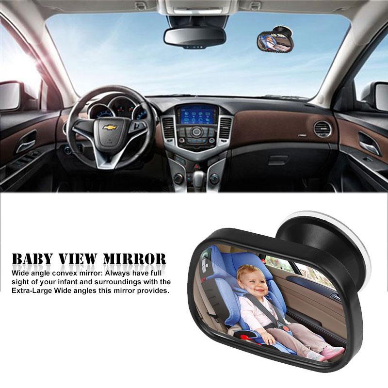 Adjustable Baby Car Mirror Car Back Seat Safety View Rear Ward Facing Car Interior Baby Kids Monitor Reverse Safety Seats Mirror Interior Mirrors6