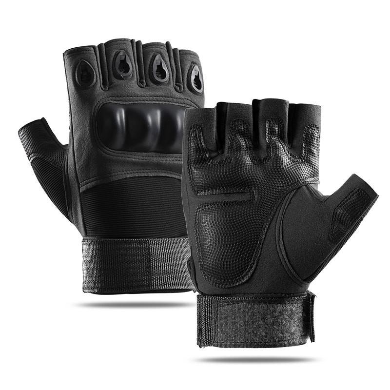 Tactical Half-Finger Gloves Men Military Style Training Workout Cycling Motorbike Use Touchscreen Compatible