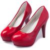 Casual Shoes Fashion Women Platform Pumps Round High Heels Office Shoes