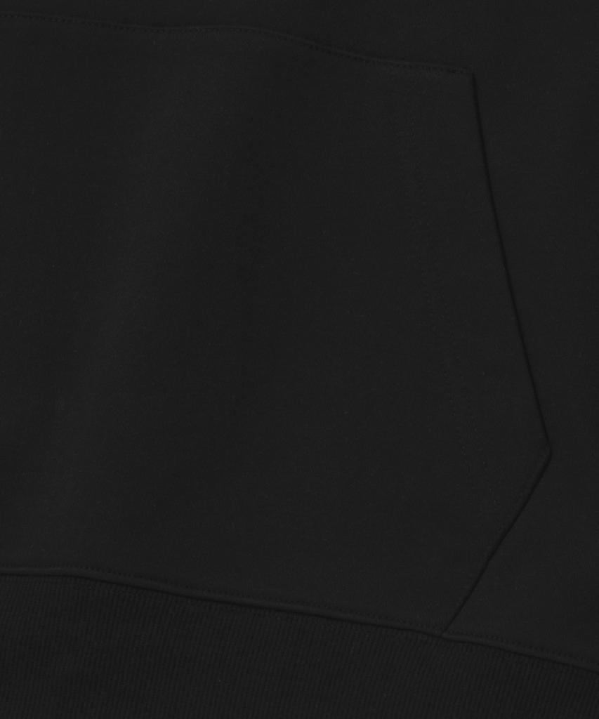 [M~4XL] Оригинальная толстовка с логотипом-штрихом_Черная