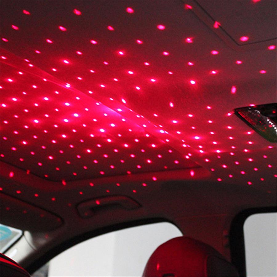 Car Instrument Roof Led Night Light Decoration Atmosphere Starry Lamp Usb Plug