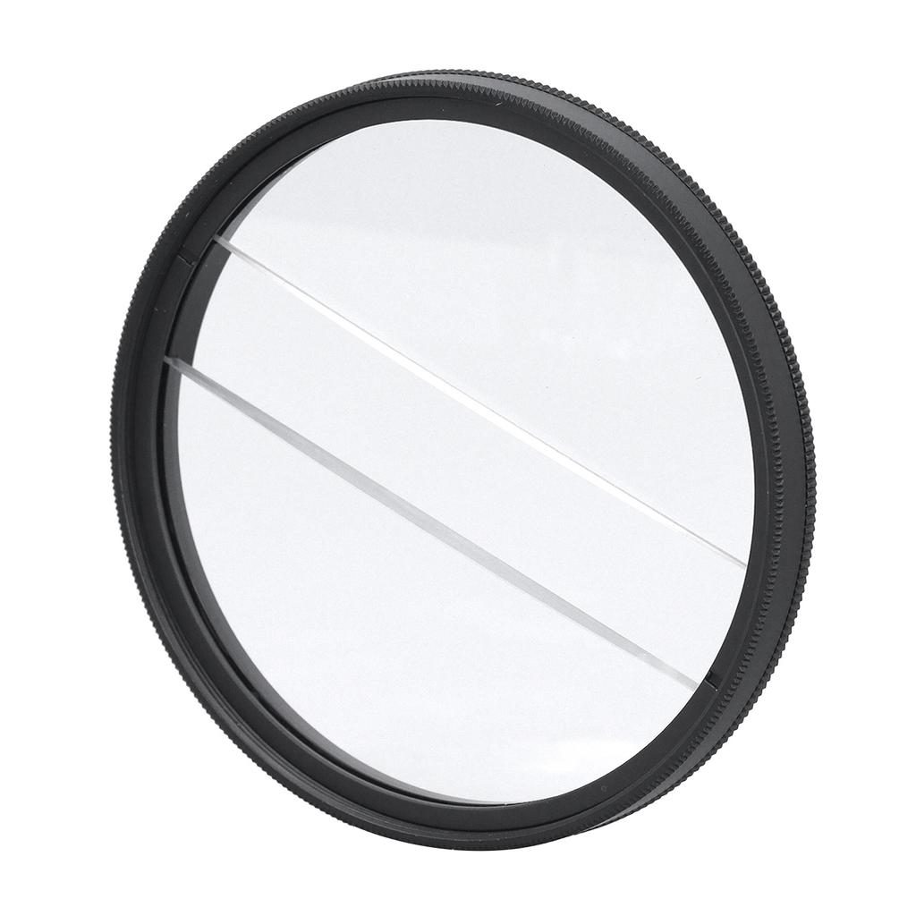 62 мм Двойной диоптрийный фильтр из стекла Двойной полумесяц Размытие Фильтр спецэффектов для беззеркальных