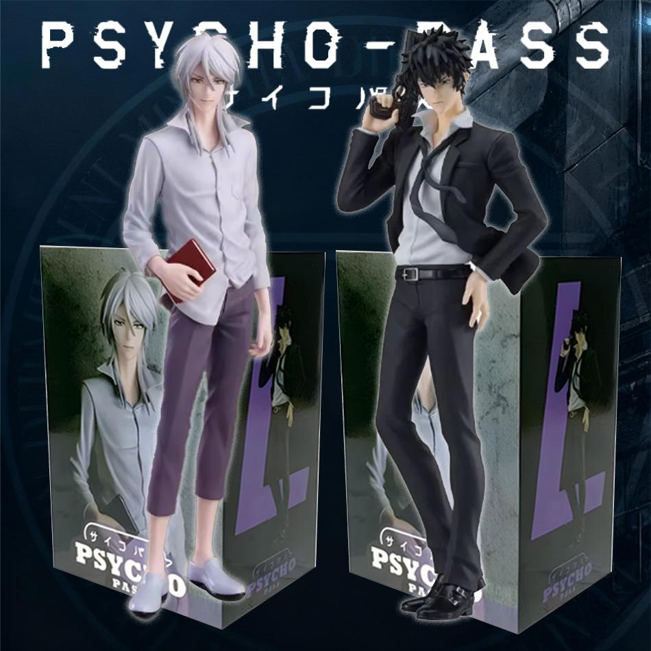 PSYCHO-PASS 18 см Макисима Шоуго и Когами Синъя Аниме ПВХ Фигурка Действия Крутые Коллекционные Куклы Настольное Украшение