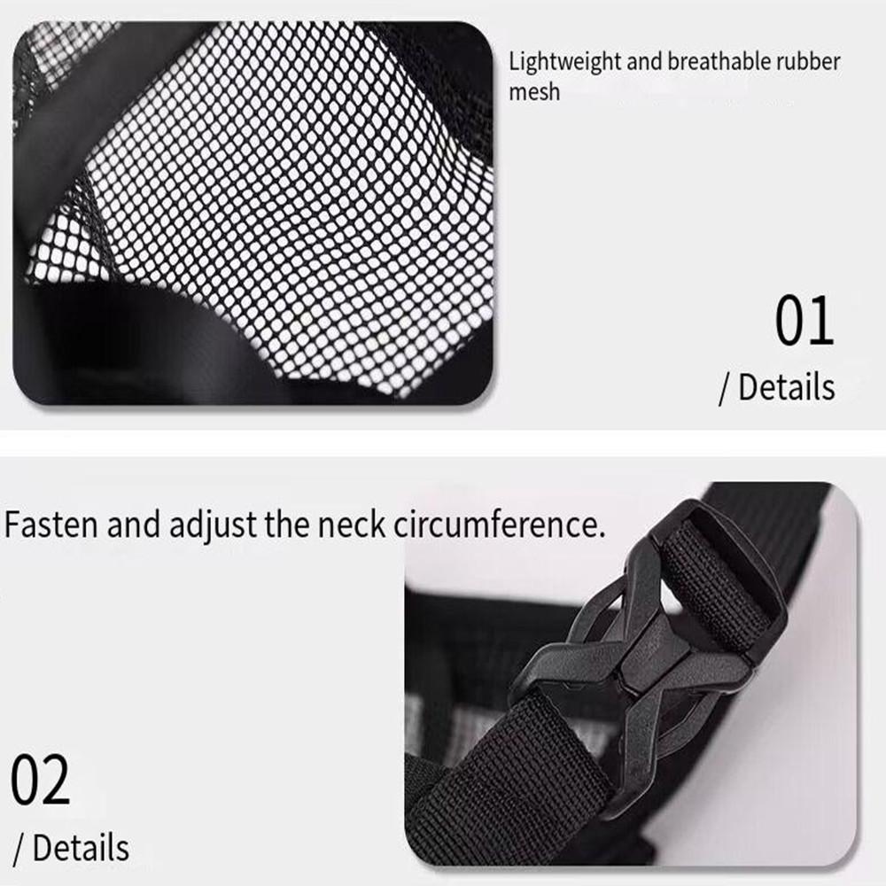 Взрывозащищенный намордник для собаки с ударом, намордник для собаки с защитой от укусов, с защитой от лая и с защитой от жевания 