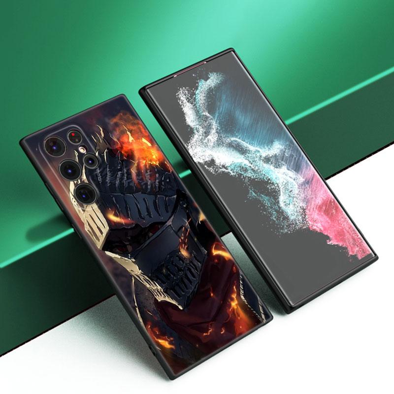 Игровой черный силиконовый чехол для телефона Dark Souls для Samsung Galaxy S23 S21 S20 FE S24 S22 Ultra S10E S10 S9 S8 Plus