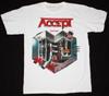 Винтажная футболка ACCEPT BAND METAL HEART Хлопок Белый Мужская S-4XL BT1046 Унисекс Футболка