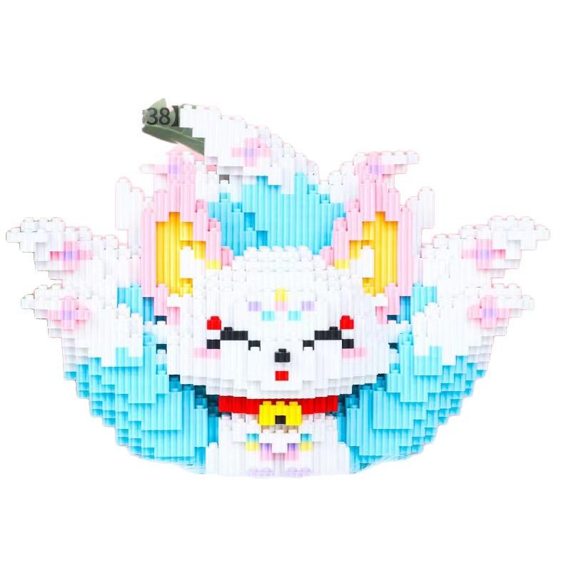 Девятихвостая Лиса LEGO Duplo-Совместимая Взрослая Игрушка для Коллекции и Модель Подарка на День Рождения.