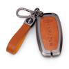 Genuine Leather Alloy Car Key Case for Voyager, Adventurer, Aviator Models