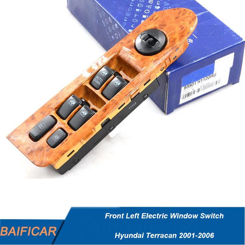 Baificar Brand New OEM Front Left Electric Window Switch 93501-H1120 For Hyundai Terracan 2001-2006